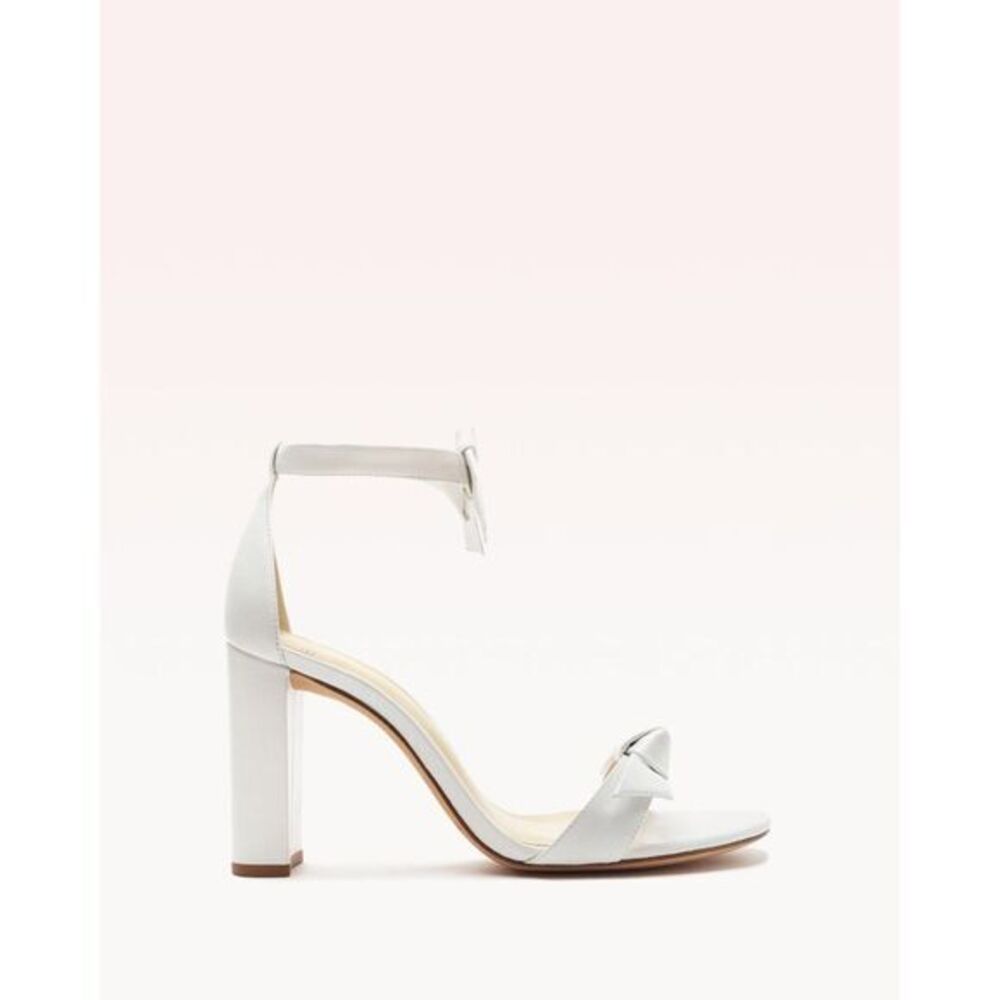 Alexandre Birman Clarita Leather Ankle-Strap Sandals Size 39